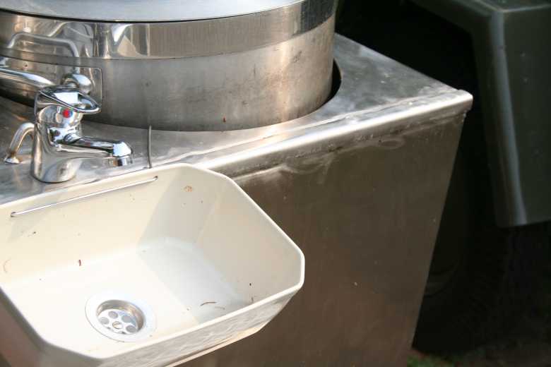 Handwaschbecken Feldküche